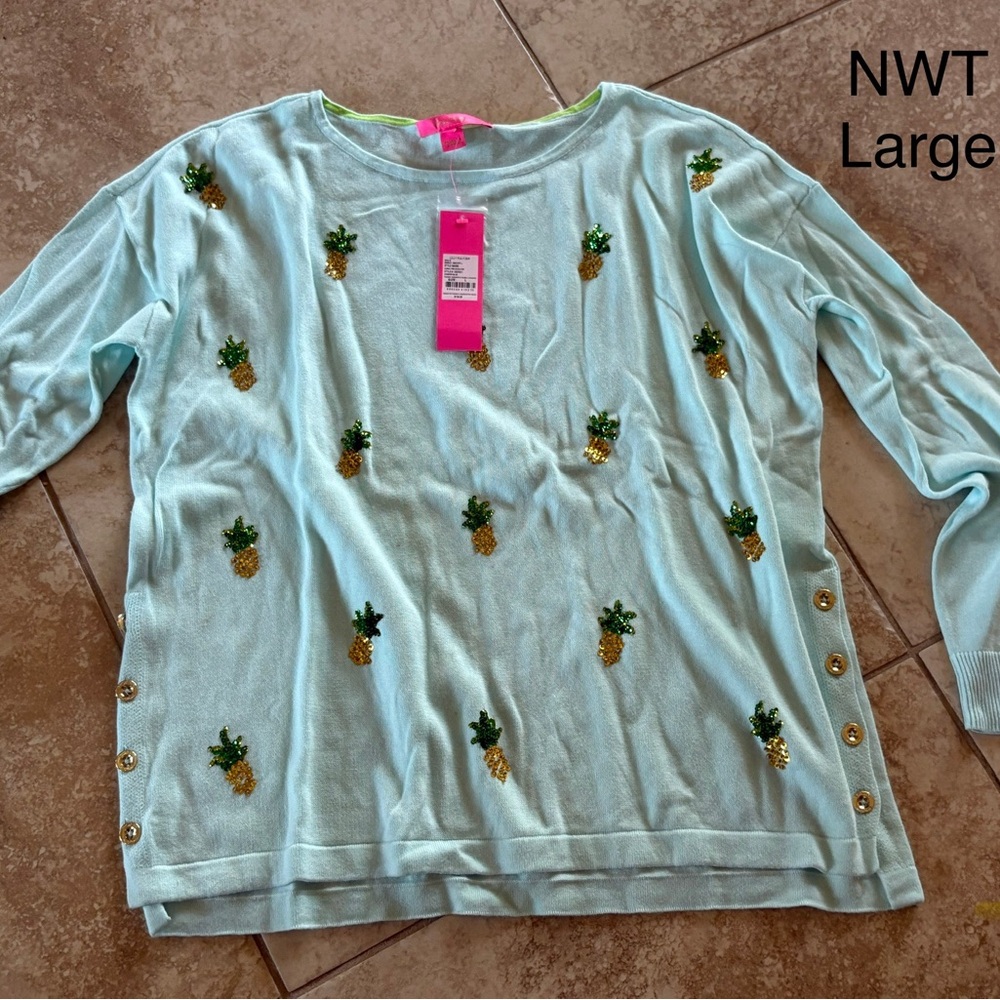 Lilly Pulitzer Pineapple Sweater